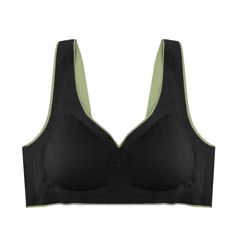 Бесшовные бюстгальтеры для женщин пуш-ап нижнее белье Bralette топ Удобные охлаждающие гетры Противоударная накладка