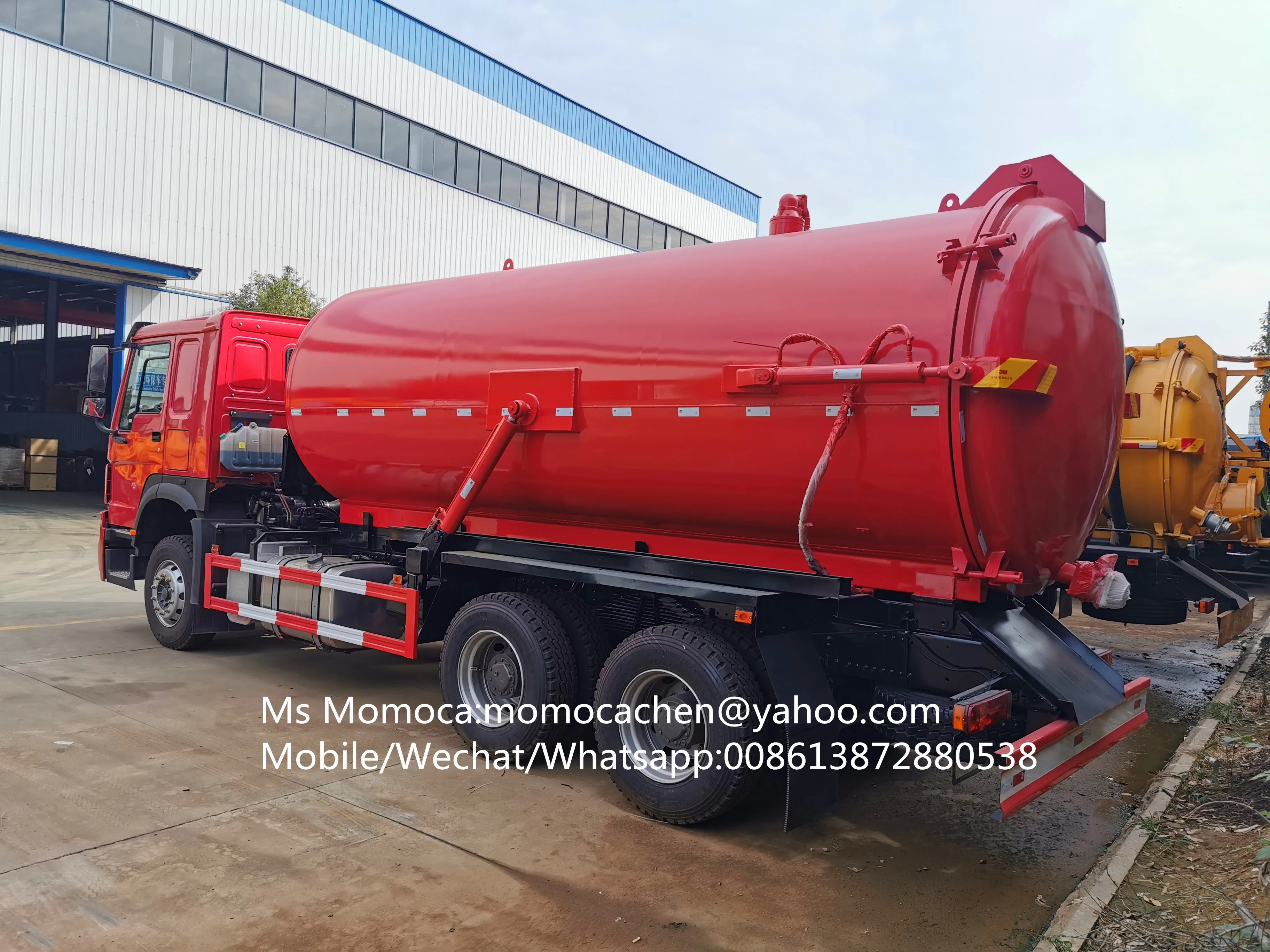 HOWO 6x4 vacuum exhauster truck 16000liters/10 wheelers sewer suction tanker truck 2000gallons