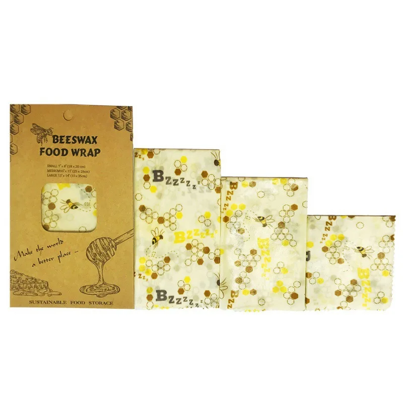 Direct Factory Customizable High Quality Eco-friendly  reusable beeswax wrapping paper Top-ranking suppliers