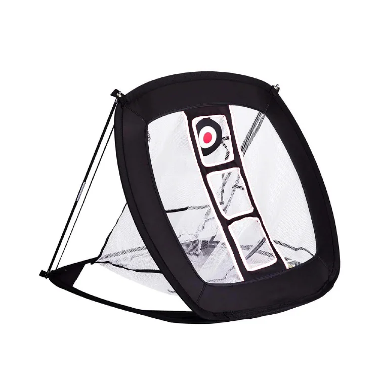 
In Stock quick Pop Up golf Net memory steel Accuracy and Swing practice golf practice net Backyard golf chipping net 