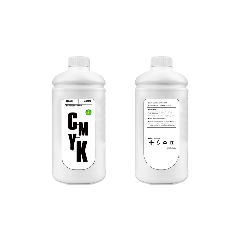 1000ml UV DTF CMYK Color Ink Use For Epson DTF Printer Machine Printing For Clothes and Bags With Low Price