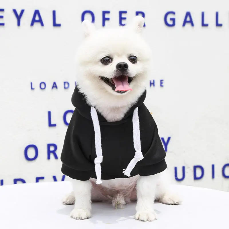 Muti-Sizes Dog Hoodie Clothes Large Dog Outdoor Winter Warm Pet Coat Jacket Blank Dog Hoodie Clothes