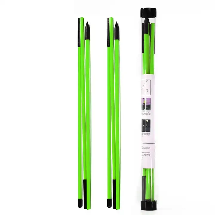 Golf Alignment Aid Practice Rods Golf Alignment Training Sticks 3 Pack 48 Inch for Golf Sports