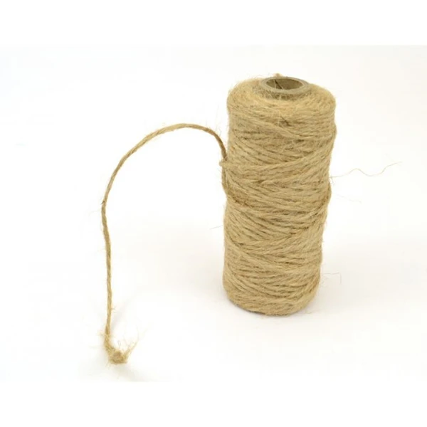  Оптовая продажа натуральный хлопковый шнур 3 мм из джута по заводской цене