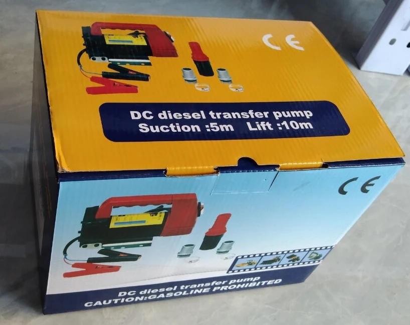 Electric portable refueling bomba DC 12V 24V motor AC 220V 175W 260W battery operated gasoil diesel oil kerosene transfer pump