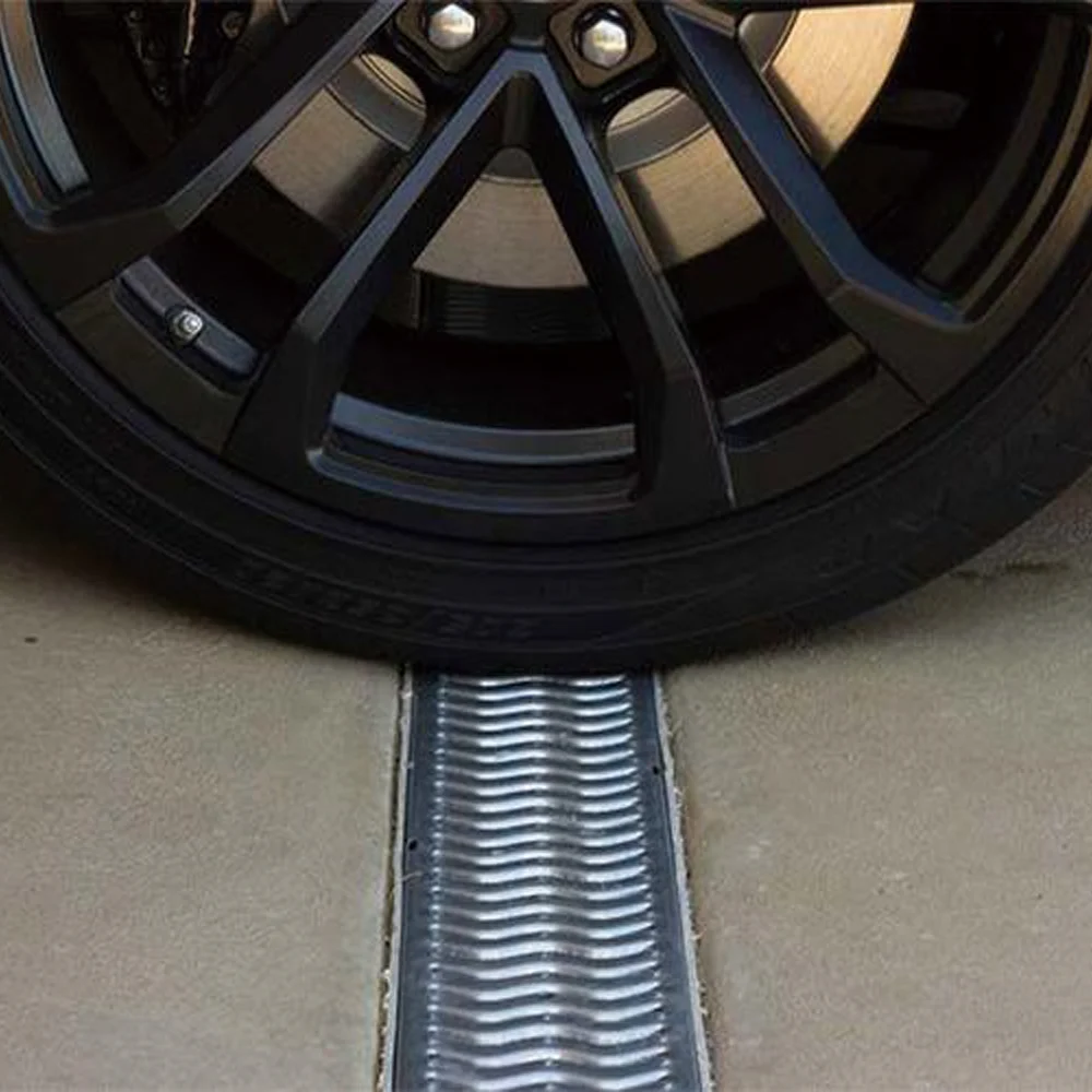 Grating cover drain channel system Stainless Steel Linear straight Storm Water Sump Pit precast concrete drainage channels