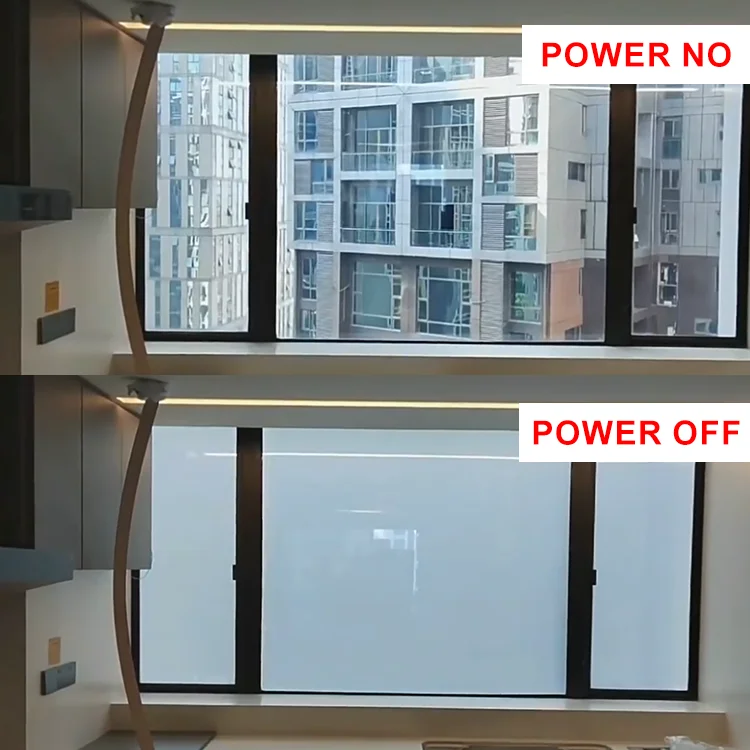 Smart Film Pdlc Window Film Ultra HD Smart Dimming Security Heat resistant Window Tint Film for Building