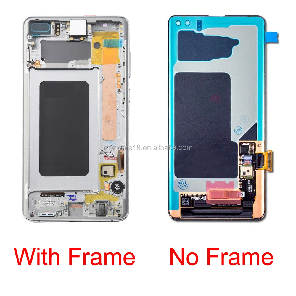  100% Оригинальный AMOLED мобильный телефон LCDs S10 Plus сенсорный экран с сервисным пакетом для Samsung Galaxy S5/S6/S7/S7