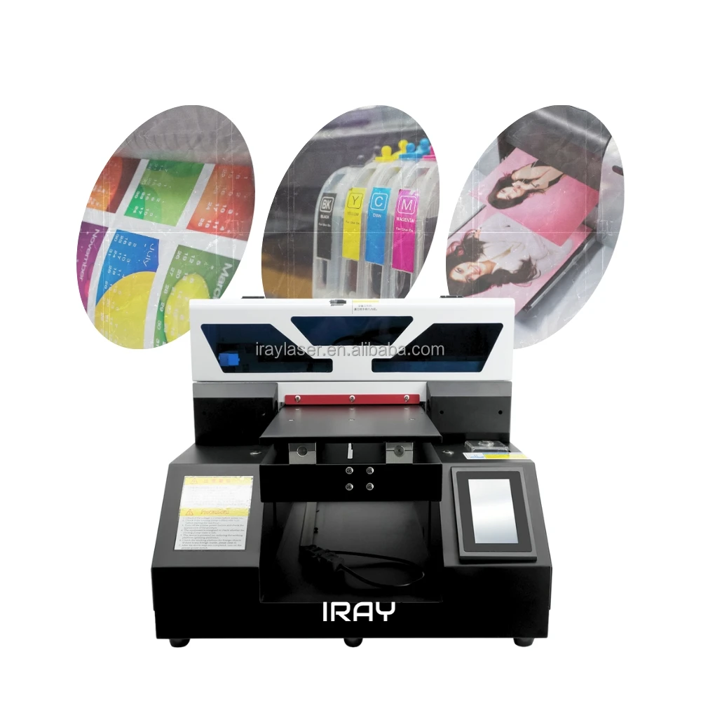 A3 A4 Mini inkjet UV DTF printer Ideal for small business creative manufacturing machine XP600 Single jet flat phone case press