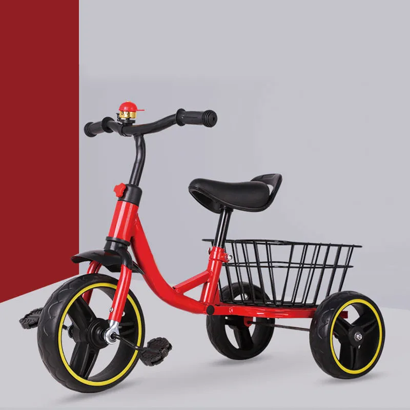2022 china factory lightweight steel baby tricycle bike/wholesale air tire toddler 3 wheel car ride on toy