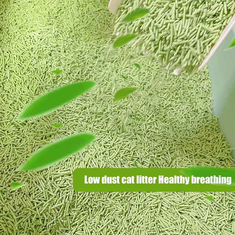 High Quality Cat Litter Organic Ecological Deodorant Natural Plant Caking Perfume No Dust Tofu Cat Litter