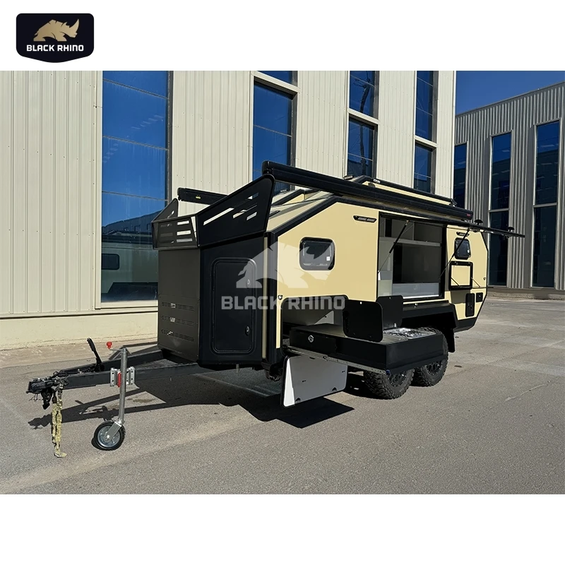 Lightweight overland Travel Trailer camp car caravan off road camper trailer caravan trailer on wheels