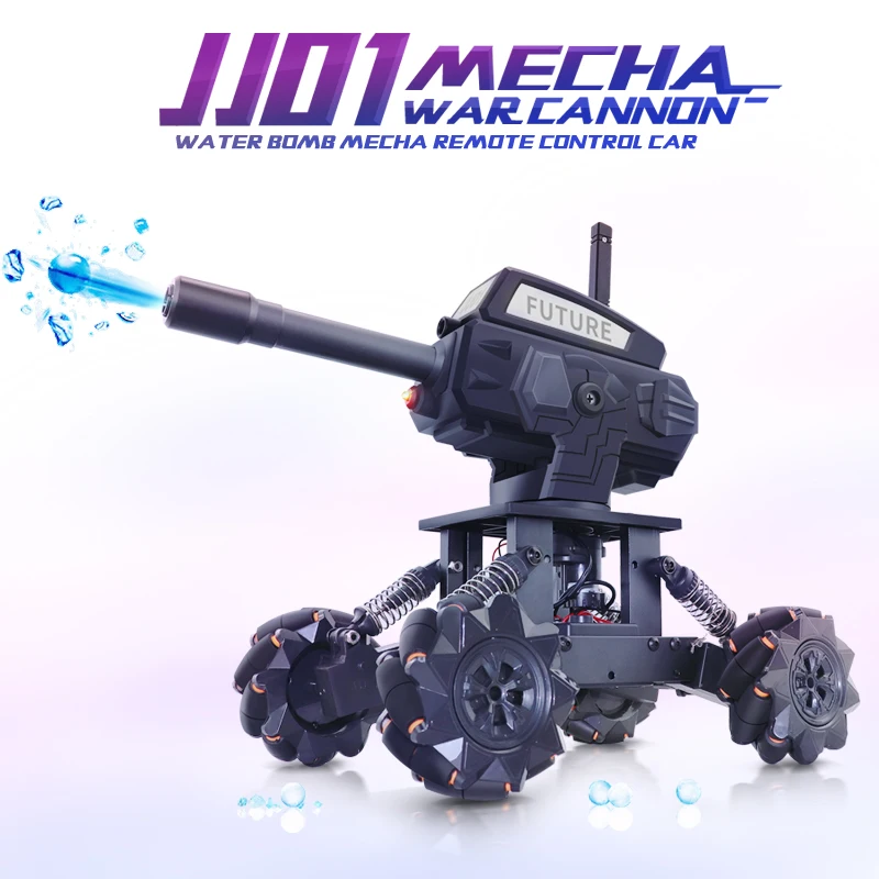 Water bomb bullet rc tanks 360 degree rotation Mech chariot DIY Assembly stunt car truck tank toy