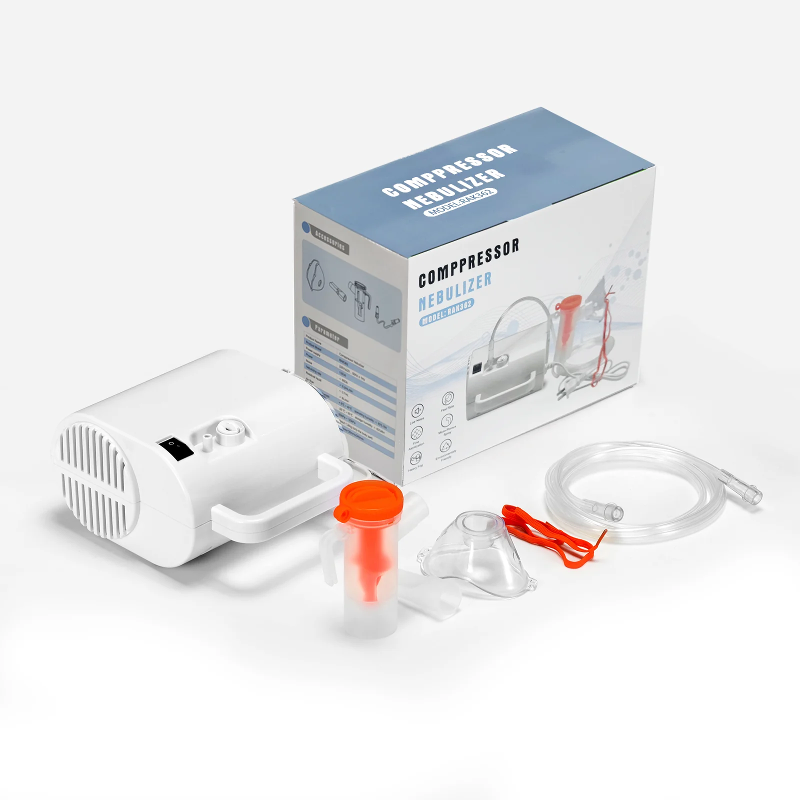 Cough Drug Atomizer Nebulizer Portable Air Compressinginhalator compressor Professional nebulizer