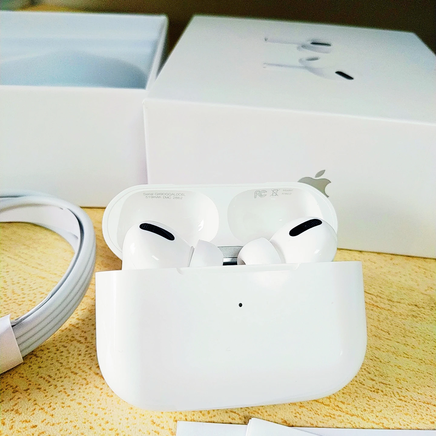 2021 Amazon With Logo Box Noise Cancel 1:1 Air Pro Gen 2 Air 3 2 Pods Wireless Earphone Airpods