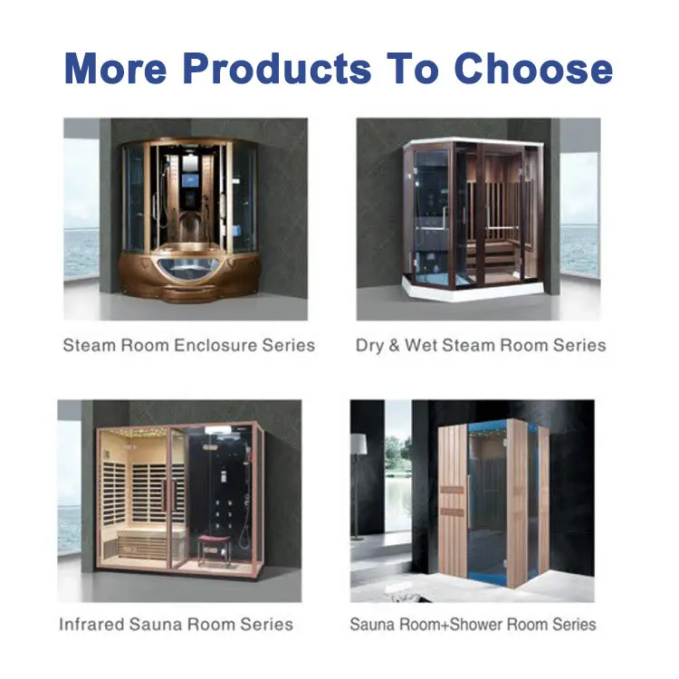 Smart Acrylic Showers Dry Sauna Bathroom Luxury Indoor Steam Rooms