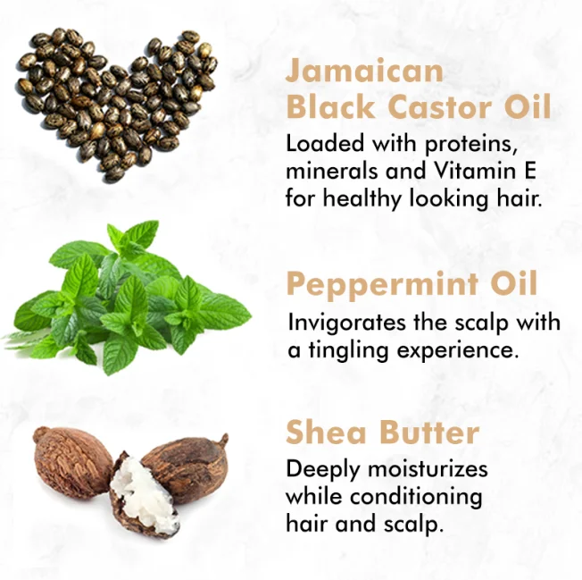 2023 popular private Jamaica black castor oil hair care product STRENGTHEN & RESTORE OIL shampoo and conditioner