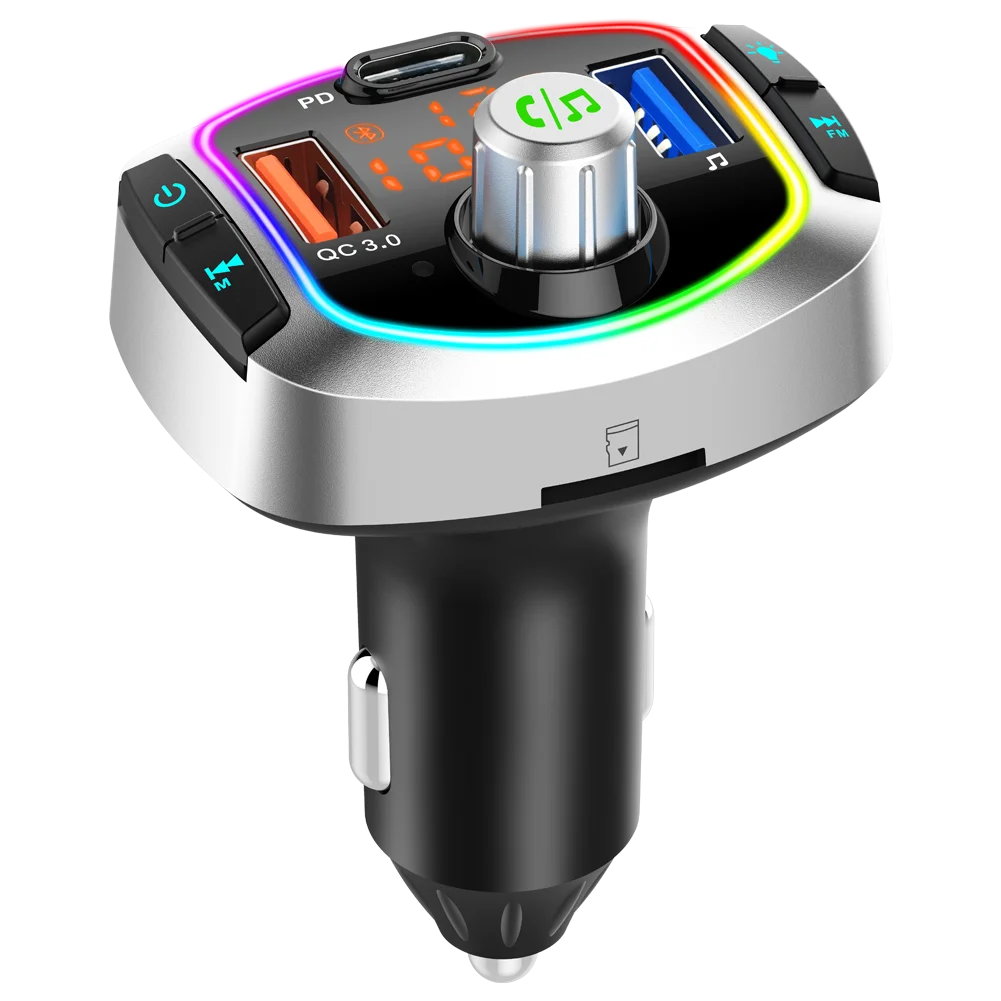 BC63 автомобильное зарядное устройство для телефона Bluetooth Fm-передатчик автомобиля фургона внедорожника