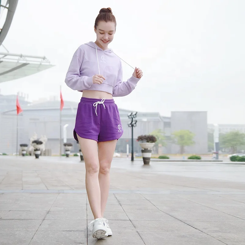 2023 Wholesale Custom Booty Shorts Candy Color Running Sports Sexy Casual Slimming Summer Yoga Pants for Women Shorts Knitting