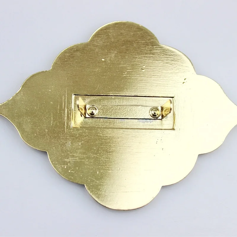 High Quality Logo Plate Metal with Prong on Back