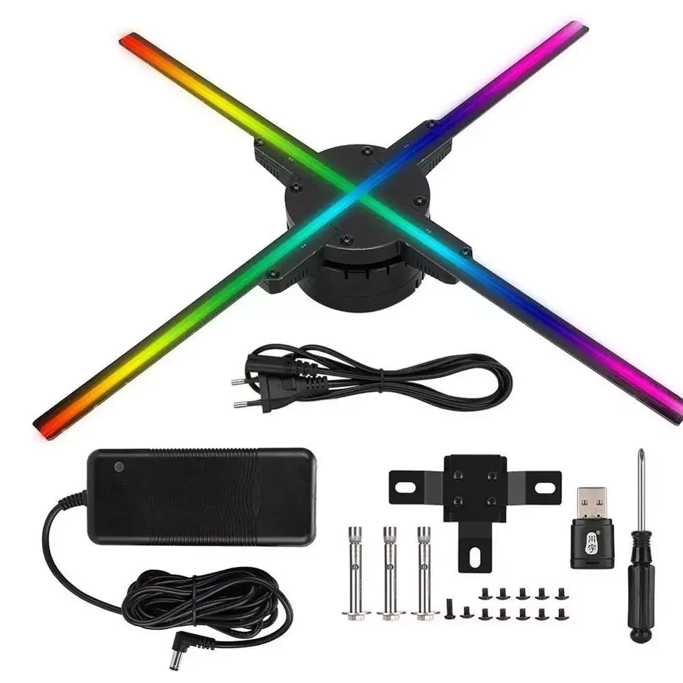 3d Голограмма вентилятор портативный голографический дисплей проектор