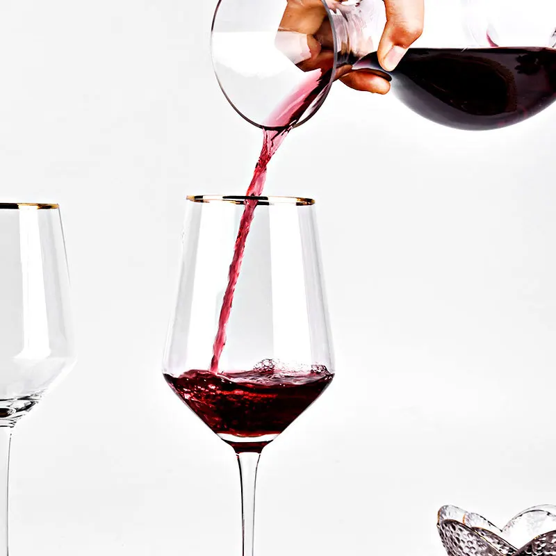 Raymond wine glass two piece set box yiding wine glass crystal ball wine glass