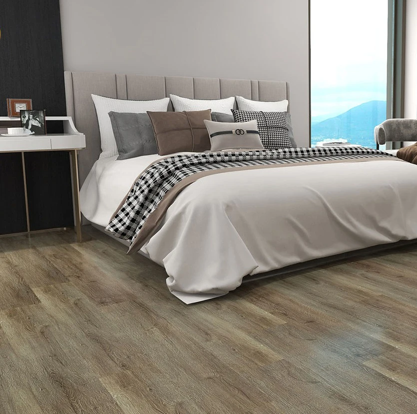 manufacturer 4mm LVT floors mat price plastic floor tiles click lock SPC luxury vinyl plank flooring