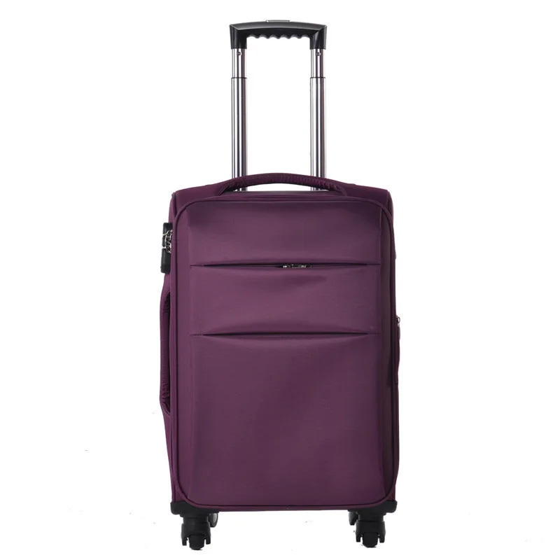 Factory Expandable Fabric Soft Shell Suitcase Traveling Luggage Koffer Set Oxford Soft Sided Carry On Trolley Luggage Set