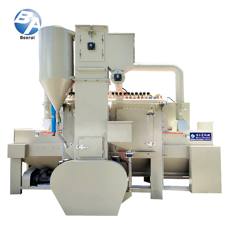 Customized PCL automatic sandblasting machine / of automatic sandblasting production line notebook shell pretreatment sandblasti