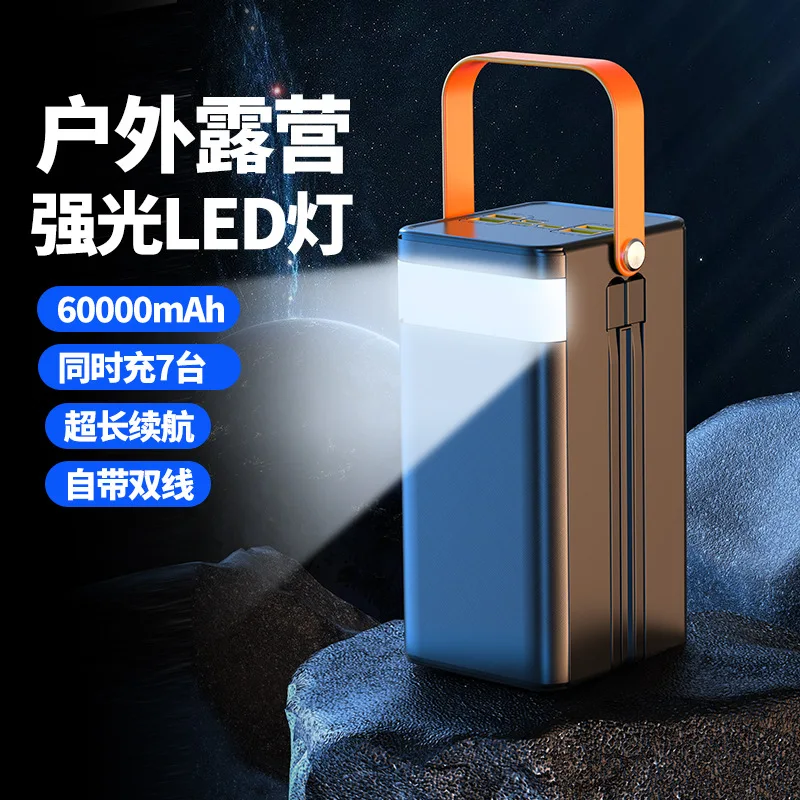 80000mah Super High Capacity Portable Charger with 4USB TYPE-C Output Fast Charging Treasure with LED Display,power banks