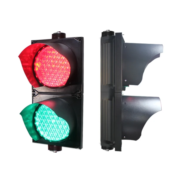 Made in China high brightness Led indication cobweb lens round 8 inches three lights traffic lights for entrance