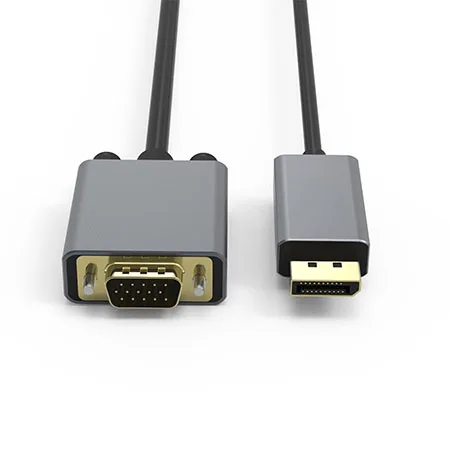 DisplayPort to VGA Adapter Gold-Plated Display Port to VGA Adapter Male to Male Compatible with Computer Laptops