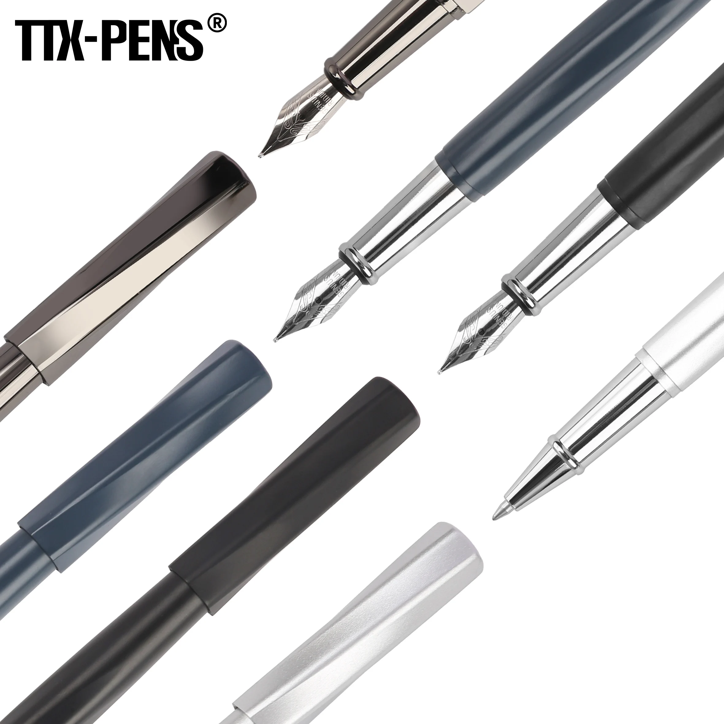 TTX New Promotional High-grade Ballpoint Print Metal Pen Custom Logo Business Pen Gift Set Ballpoint Pen