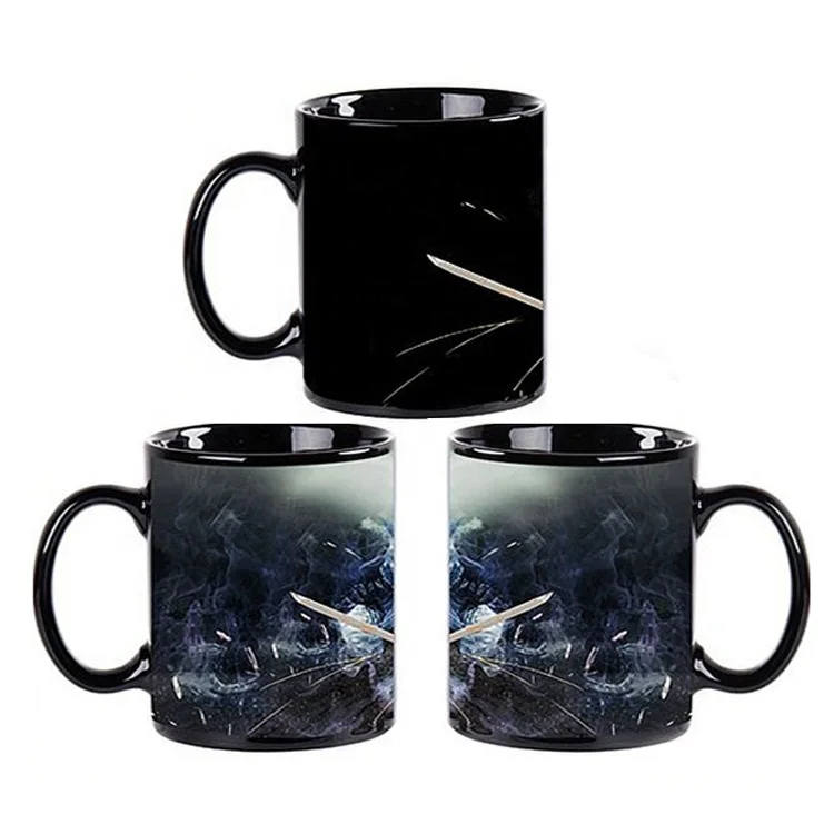 Best price Wholesale Promotional Novelty Ceramic Coffee Mug 11oz Coffee Cup With Logo Color Change Mugs