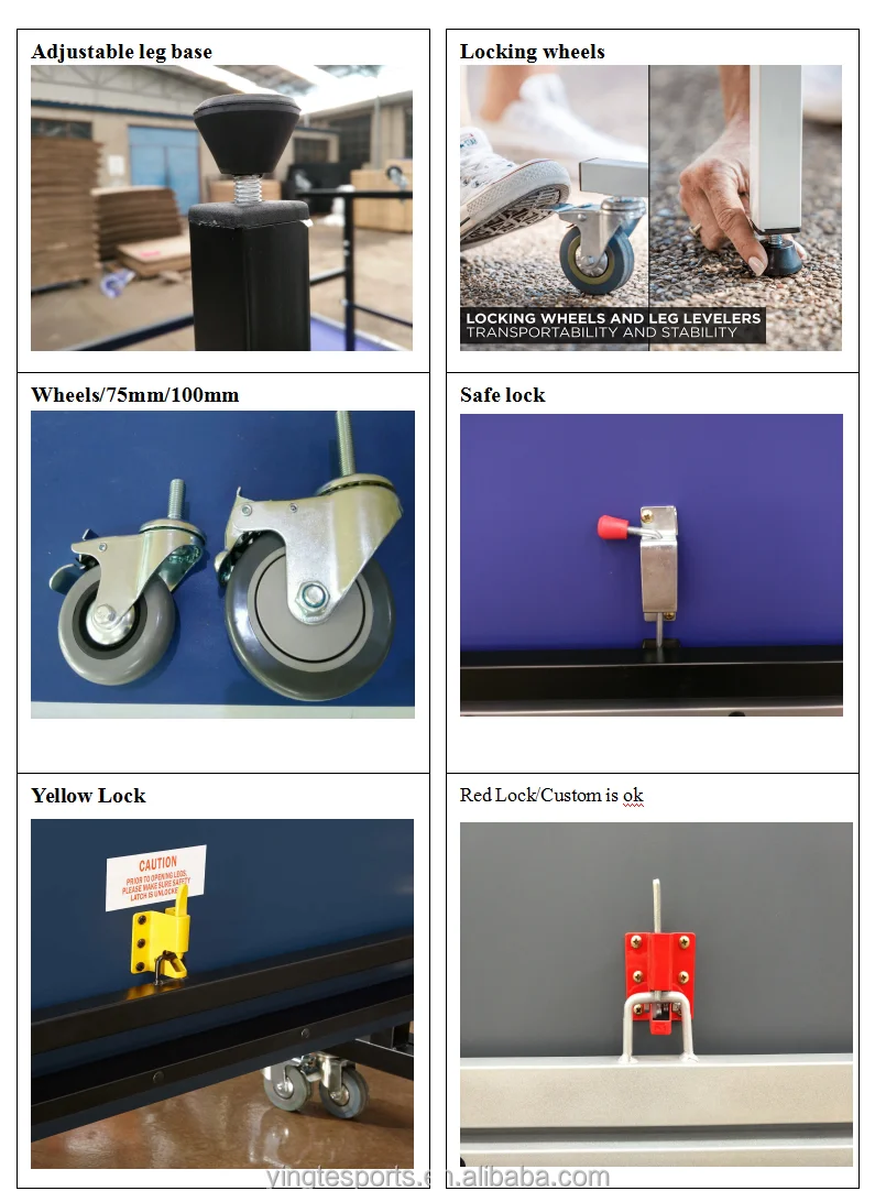 tennis table locker wheels