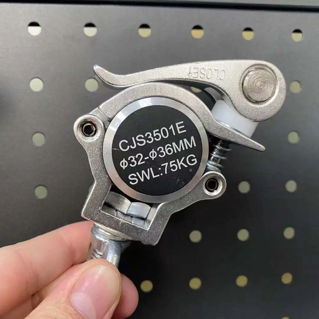 Tube 32-35mm Load 75kg Pipe Clamp Truss Hook Aluminum Stage Lighting Truss Clamp Hook JR Clamp QR F24 G3501E