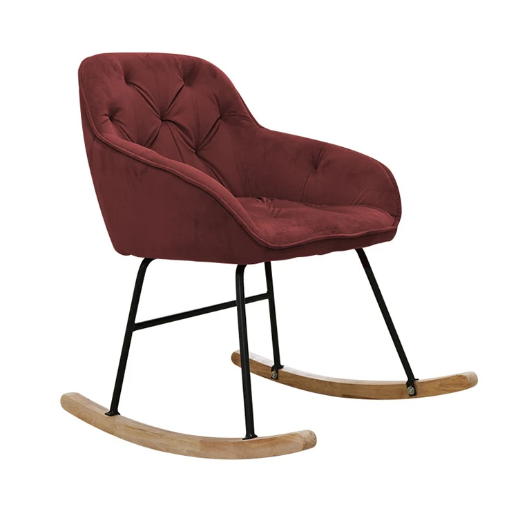 China factory Cheap balcony living room sofa rocking leisure lazy chair swing cradle rocking chair price for outdoor garden