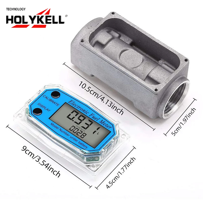  Цифровой турбинный расходомер Holykell для газового