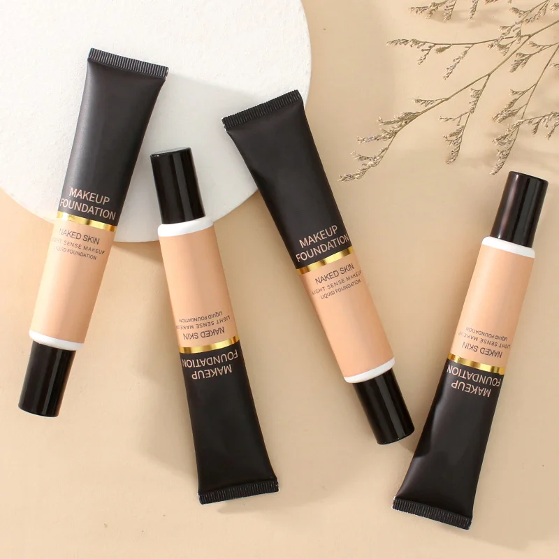 Full coverage private label vegan waterproof hydrating matte liquid ladies cosmetics foundation