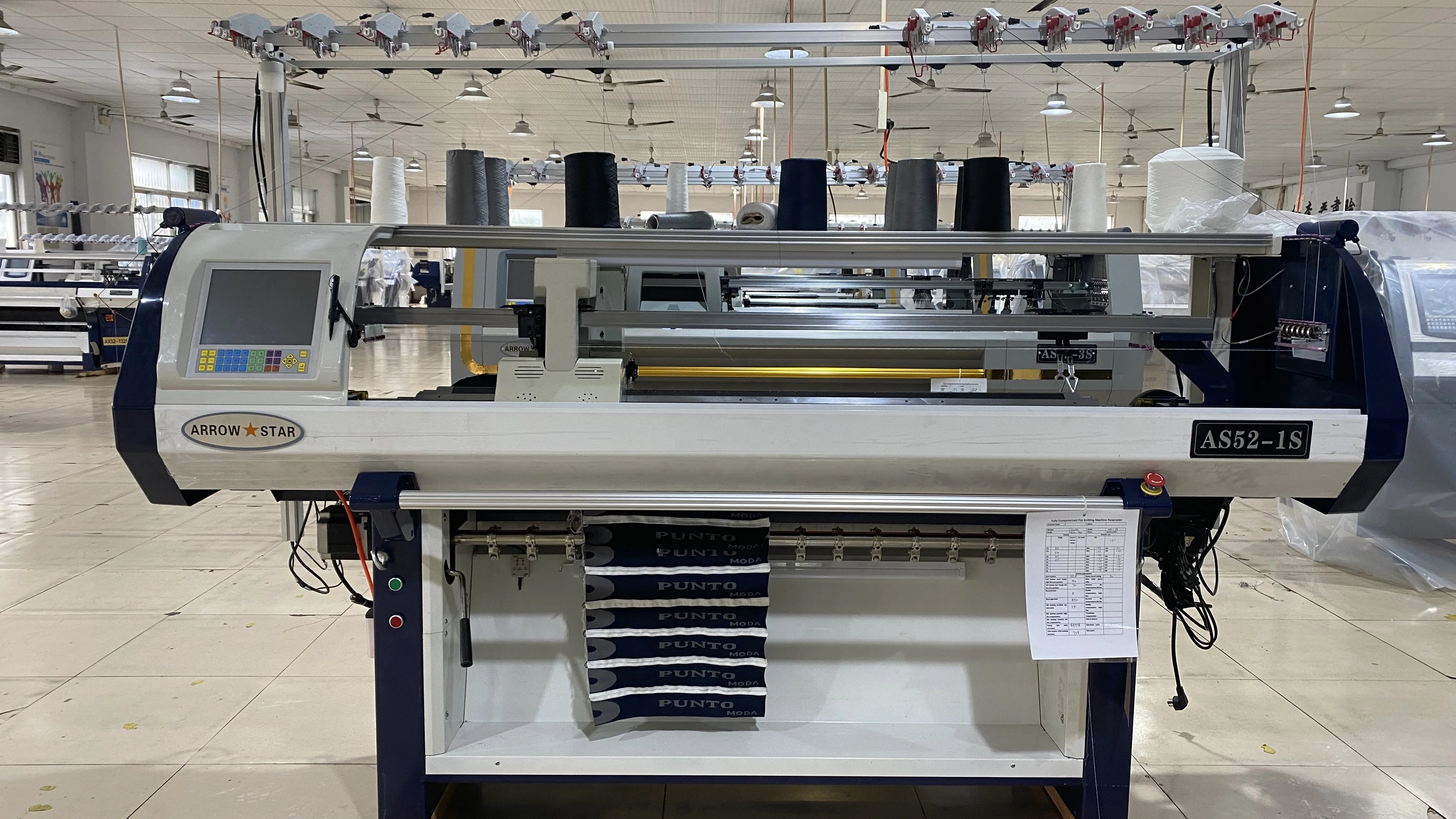 Polo collar and cuff machine