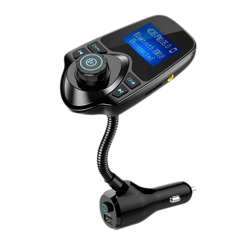  Bluetooth FM-передатчик AGETUNR T10S с ЖК-дисплеем для автомобиля беспроводной автомобильный адаптер выключателем питания