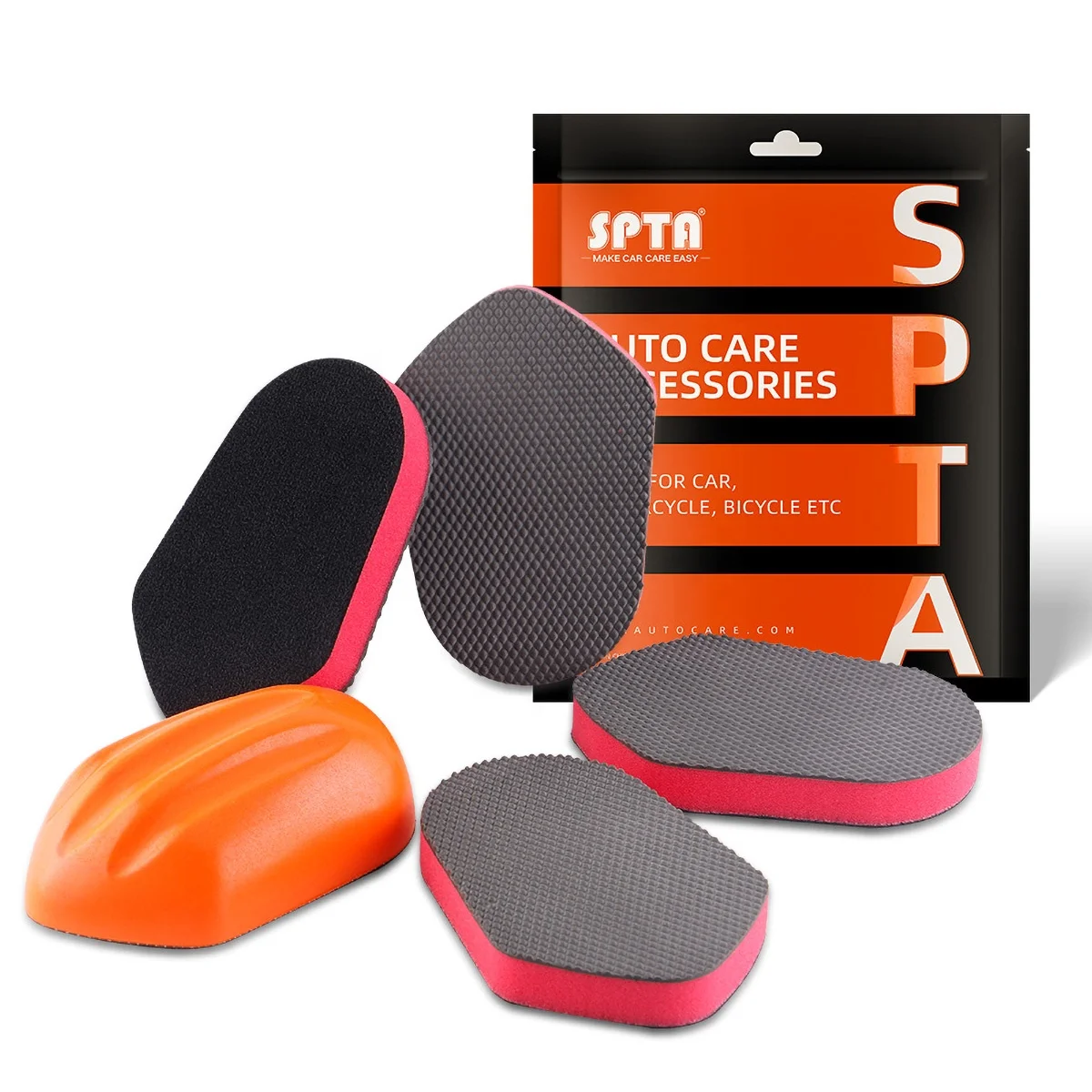 SPTA Car Cleaning Sponge Paint Clay Car Care Paint Cleaner Bar Block Speed Clay Applicator For Auto Detailing