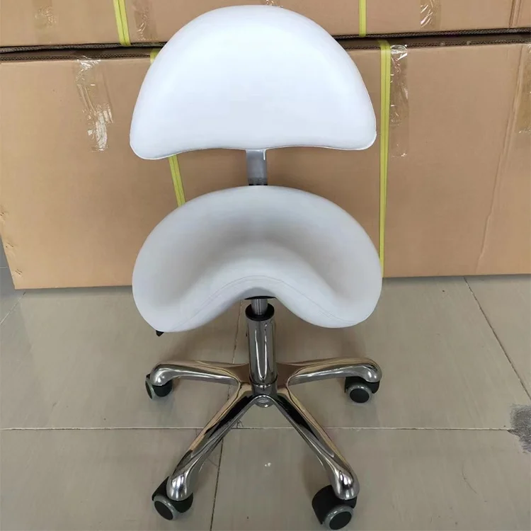 Kisen Foshan Factory Salon Furniture Equipment pink Black Brown White Pedicure Stool Technician Master Chair for