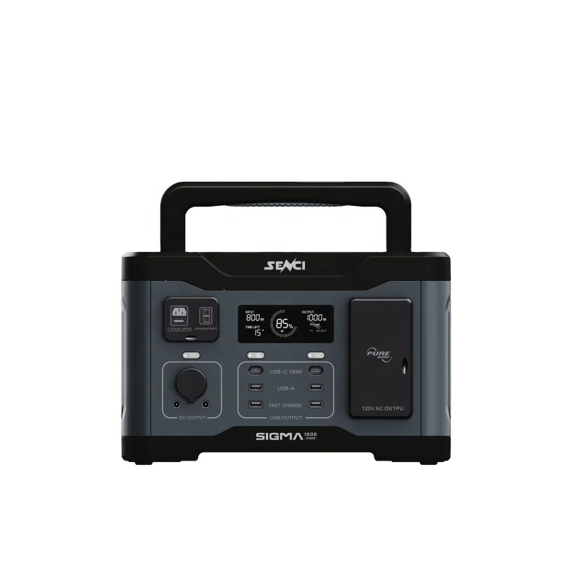 Senci 1000W 921wh portable power station lifepo4 solar power bank generators for camping