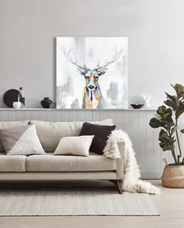 90*90cm Abstract 100% Hand Painted City Landscape Cross Wall Painting Abstract Art For Home Decor