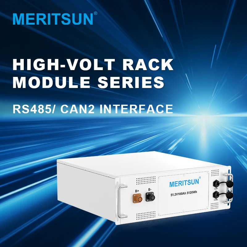 Meritsun Energy Storage Container 700V Air Cooling Lifepo4 Battery High Voltage Lithium Battery for Commercial energy storage