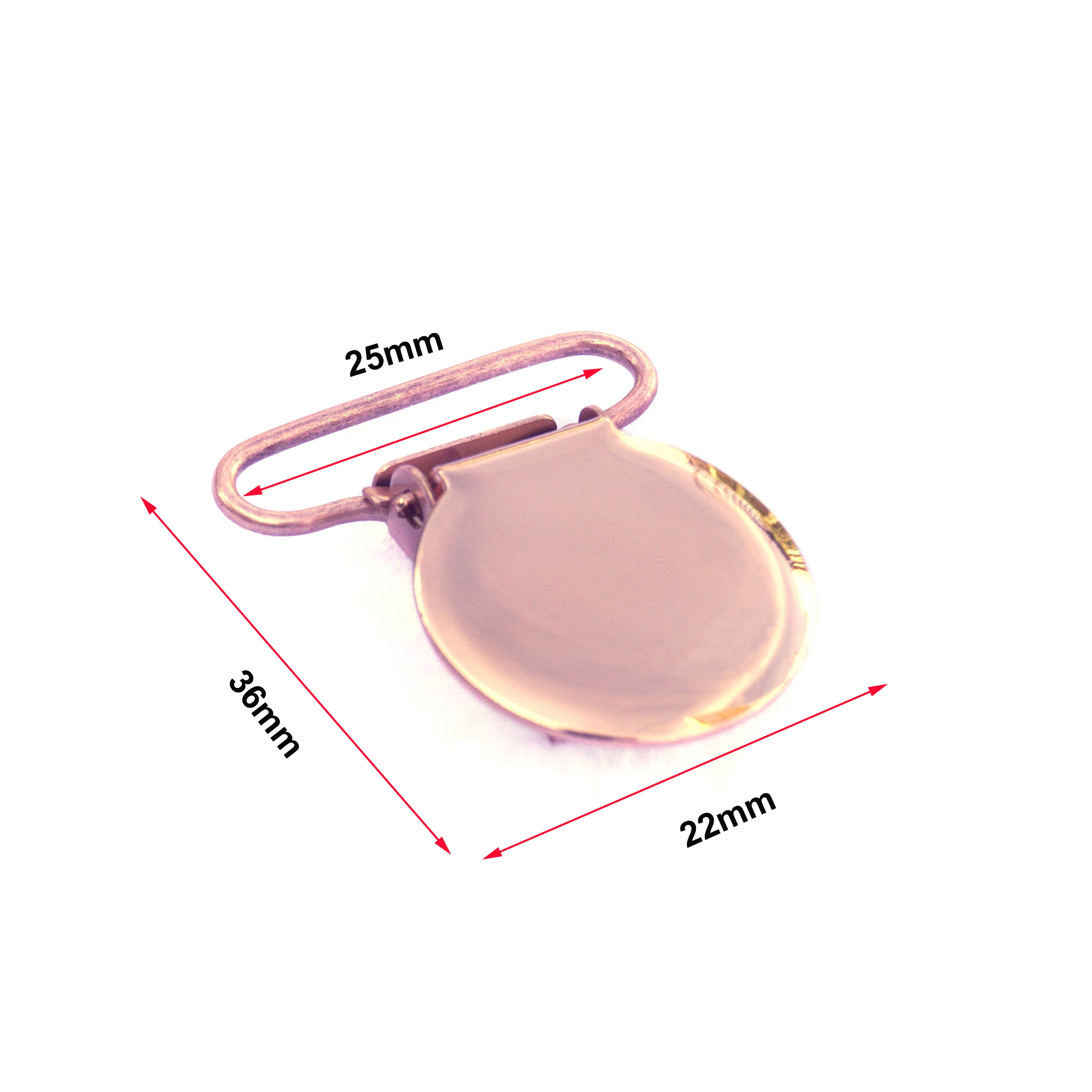 Круглые зажимы для подтяжек для пустышек, прямоугольные пластиковые вставки, серебристые металлические подтяжки «сделай сам», аксессуары, фурнитура 25 мм