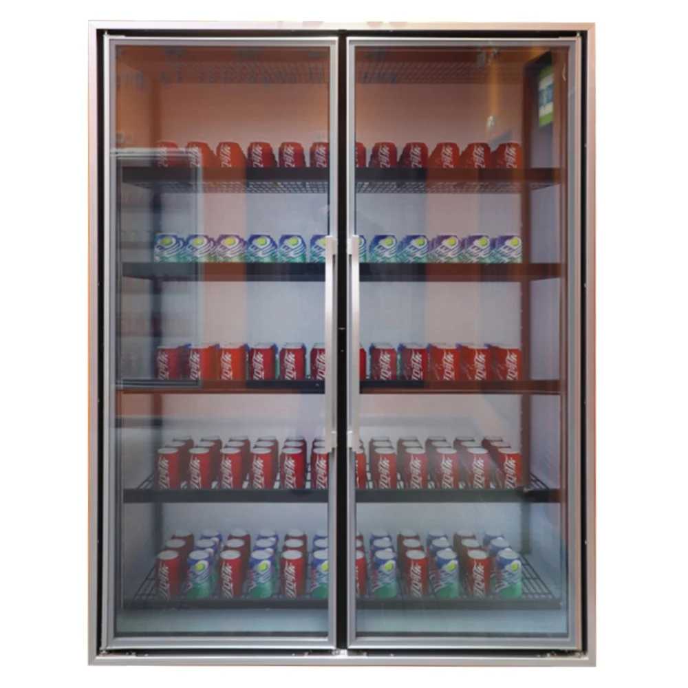 Factory Direct Wholesale Beverage Walking Cooler And Used Glass Door Freezer