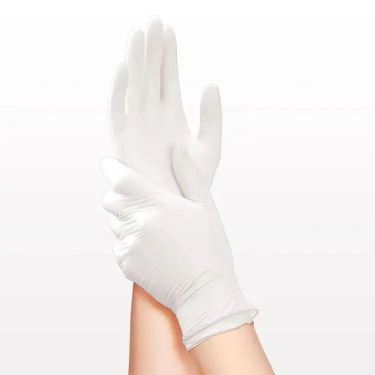 wholesale nitrile powder free cleaning blue white black pink beauty salon make up tattoo nitrile gloves