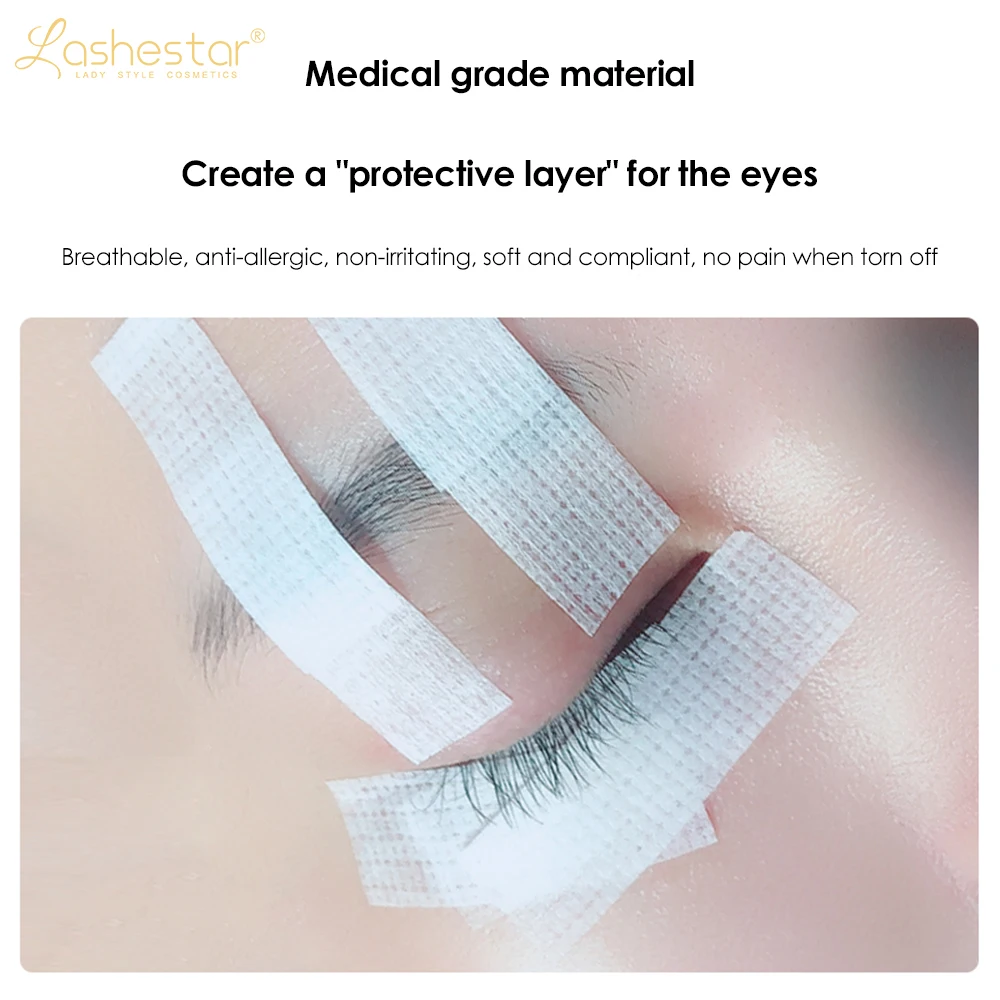 Eyelash Extension Tools Lash Non-woven Paper Tape Glue Adhesive Sensitive Lash Tape Customized Label